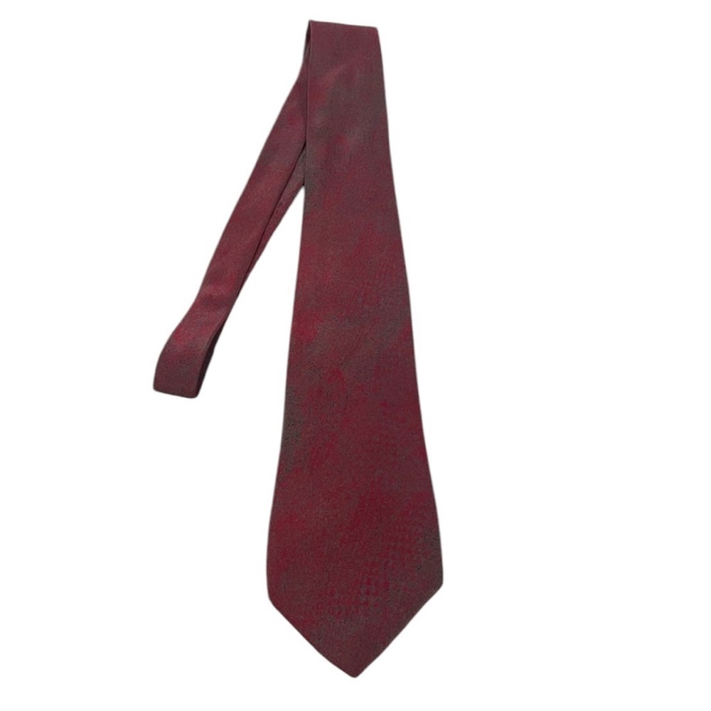 Pierre Balmain Silk Elegant Red Patterned Tie